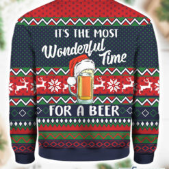 Burgerprint ko up Got Invited To The Xmas Party By Mistake Who Knew Sweater 2 It's The Most Wonderful Time For Beer Christmas Sweater