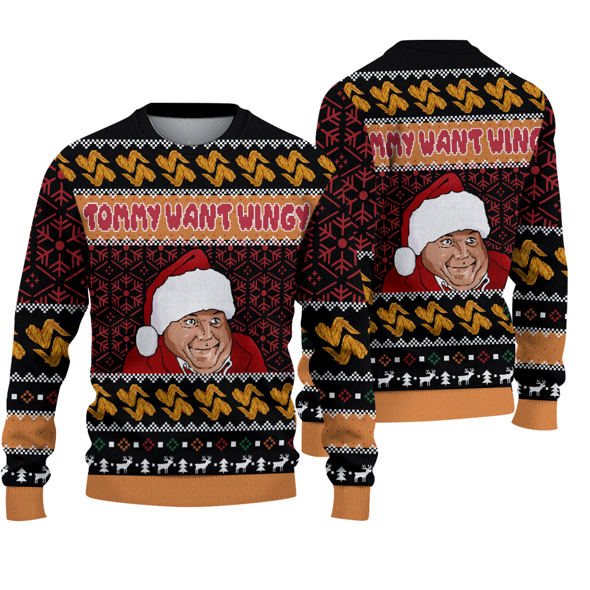 Chris Farley Tommy Likey Tommy Want Wingy Ugly Christmas Sweater ...