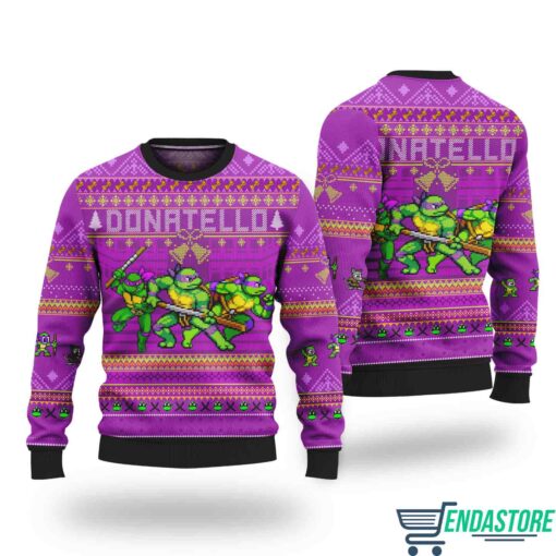 Endas Donatello Ninja Turtles Ugly Christmas Sweater Donatello Ninja Turtles Ugly Christmas Sweater
