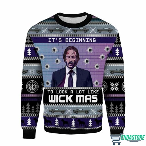 John Wick Wick Mas Christmas Sweater John Wick Wick Mas Christmas Sweater