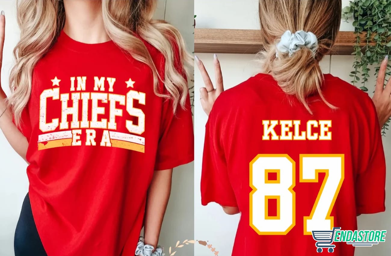 In My Chiefs Era Travis Kelce 87 2 Sided T-Shirt, Travis Kelce Merch -  Print your thoughts. Tell your stories.