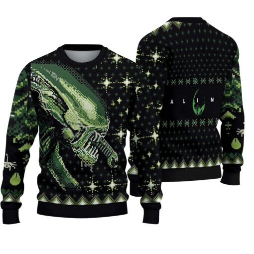 endas Xenomorph Alien Ugly Christmas Sweater Xenomorph Alien Ugly Christmas Sweater