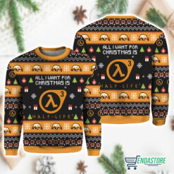 Burgerprint All I Want For Christmas Is Half life 3 Ugly Sweater 3 All I Want For Christmas Is Half life 3 Ugly Sweater
