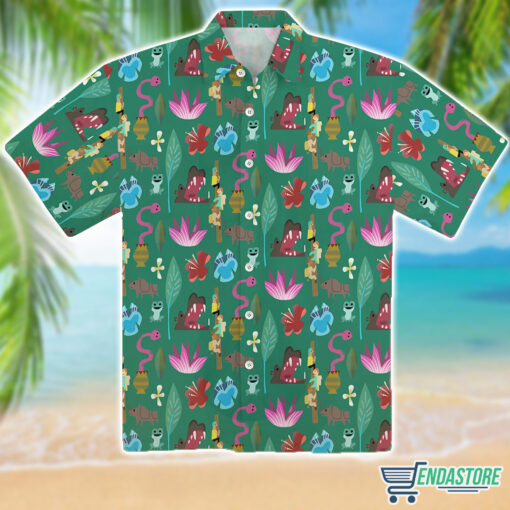 Burgerprint endas Jungle Cruise Button Up Hawaiian Shirt 1 Jungle Cruise Button Up Hawaiian Shirt