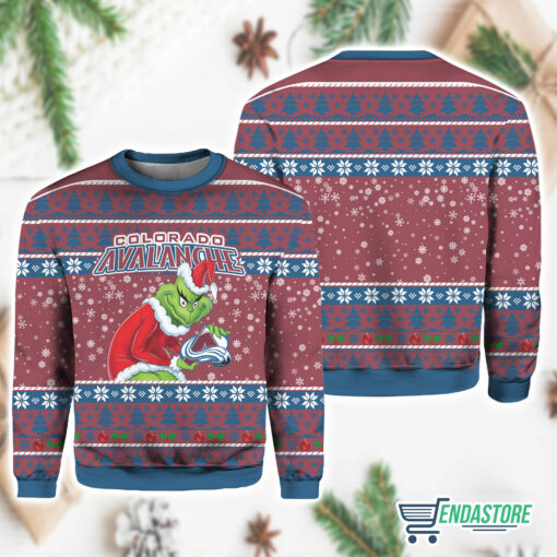 Burgerprint endas lele Aalanche Hockey Grnch Ugly Christmas Sweater 3 Aalanche Hockey Grnch Ugly Christmas Sweater