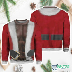 Burgerprint endas lele African Black Santa With Muscle Christmas Ugly Sweater 3 African Black Santa With Muscle Christmas Ugly Sweatshirt
