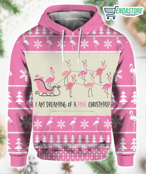 Burgerprint pink flamingo christmas sweater 1 Pink Flamingo Christmas Hoodie