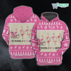 Burgerprint pink flamingo christmas sweater 3 Pink Flamingo Christmas Hoodie