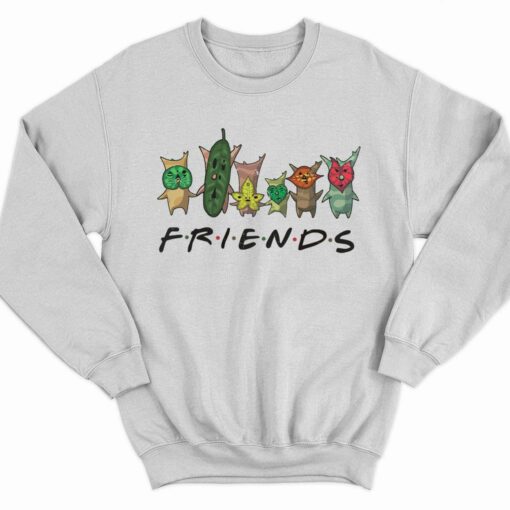 Zelda Korok Friends Shirt 3 white Zelda Korok Friends Sweatshirt