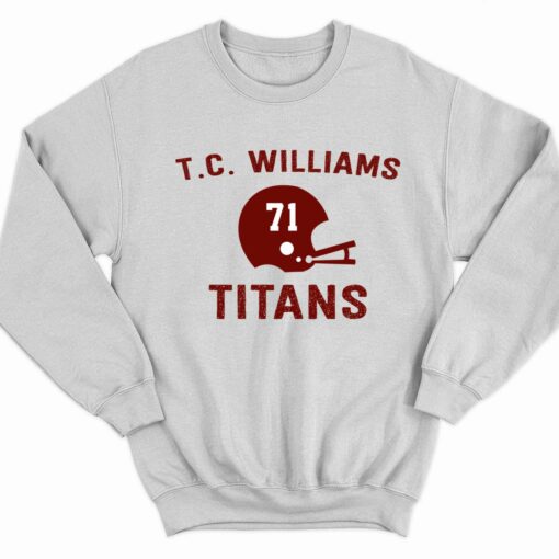 1971 T.C Williams Titan Shirt 3 white 1971 T.C Williams Titan Hoodie