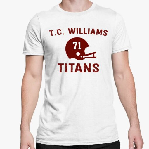 1971 T.C Williams Titan Shirt 5 white 1971 T.C Williams Titan Hoodie