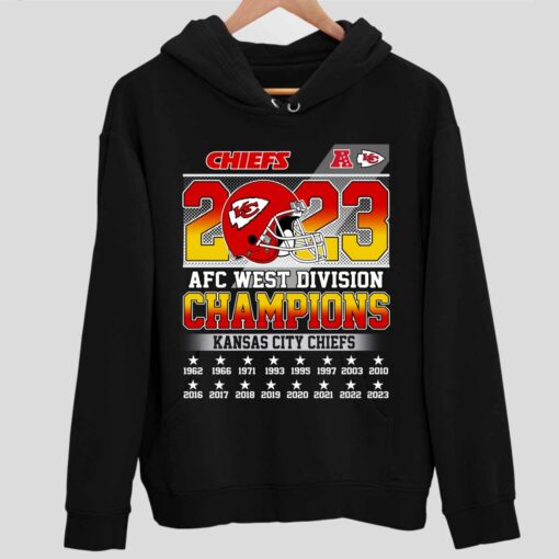 2023 Afc West Division Champions Chief Shirt 2 1 2023 Afc West Division Champions Chief Hoodie