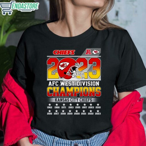 2023 Afc West Division Champions Chief Shirt 6 1 2023 Afc West Division Champions Chief Shirt
