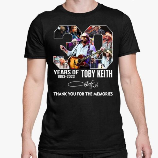 30 Years Of 1993 2023 Toby Keith Thank You For The Memories Shirt 5 1 30 Years Of 1993 2023 Toby Keith Thank You For The Memories Shirt