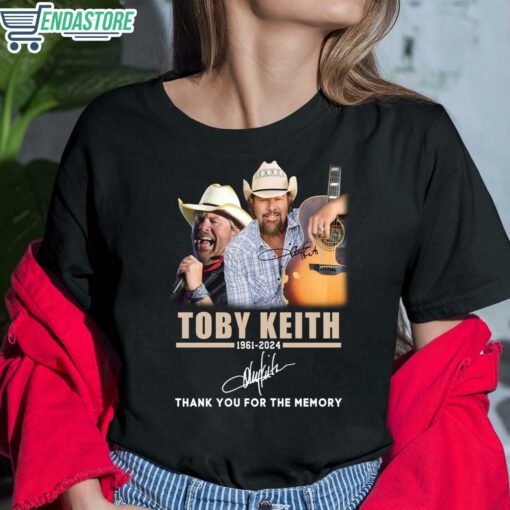 Toby Keith 1961 2024 Thank For The Memories Shirt 6 1 Toby Keith 1961 2024 Thank For The Memories Shirt