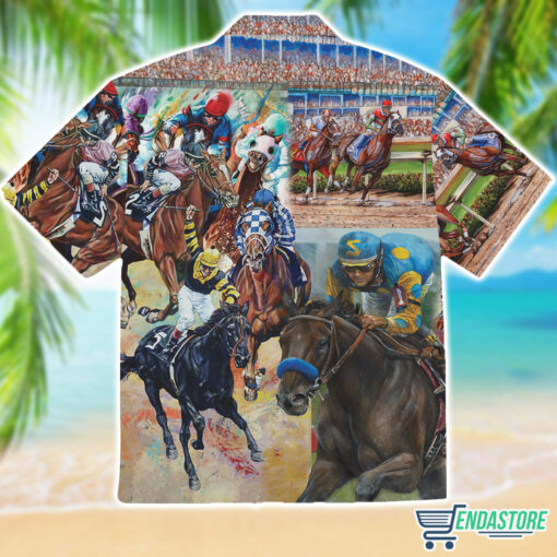Burgerprint endas Kentucky Derby Horse Racing Hawaiian Shirt 2 Kentucky Derby Horse Racing Hawaiian Shirt