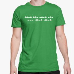 Fuck Off Morse Code St Patricks Day Shirt 5 Green F*ck Off Morse Code St Patrick's Day Shirt
