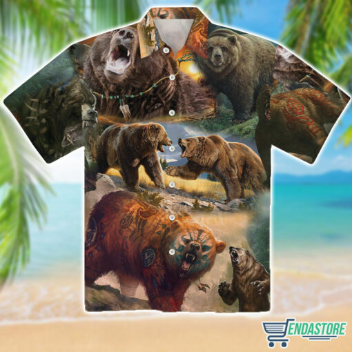 3 3 Bears Keep The Native Spirit Hawaiian Shirt