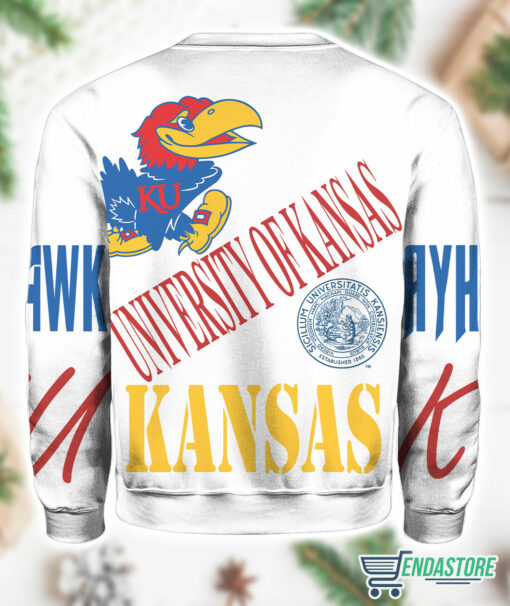 4 5 Taylor Wearing KU University Of Kansas Sweatshirt