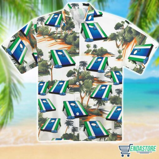 Tropical Cornhole Hawaiian Shirt - Endastore.com